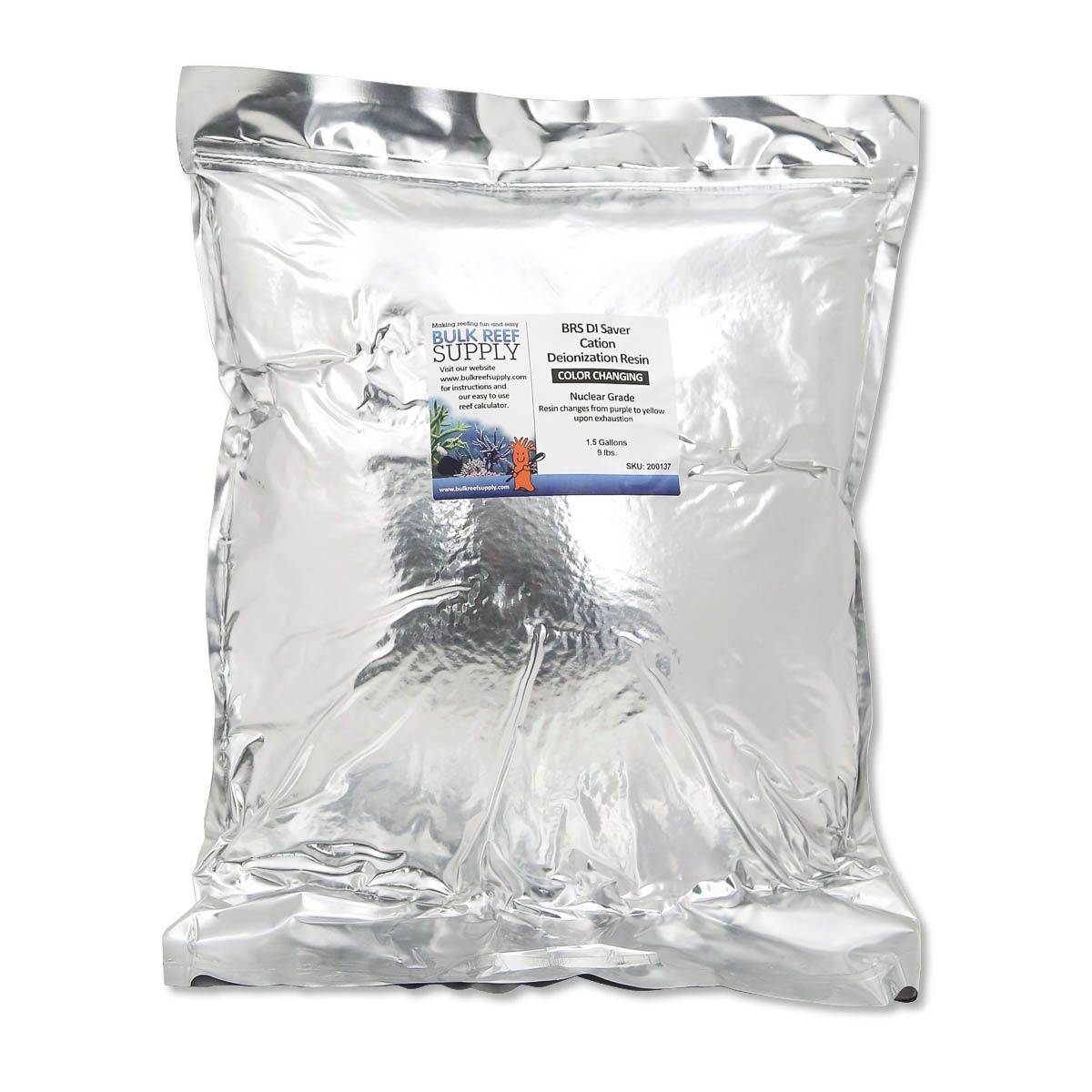 1.5 gallons (8.1lbs.) PRO Series Purple Cation Deionization Resin (Color Changing) - Part 1
