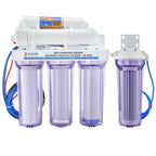 6 Stage 75GPD Drinking & Reef RO/DI System with Silver Faucet