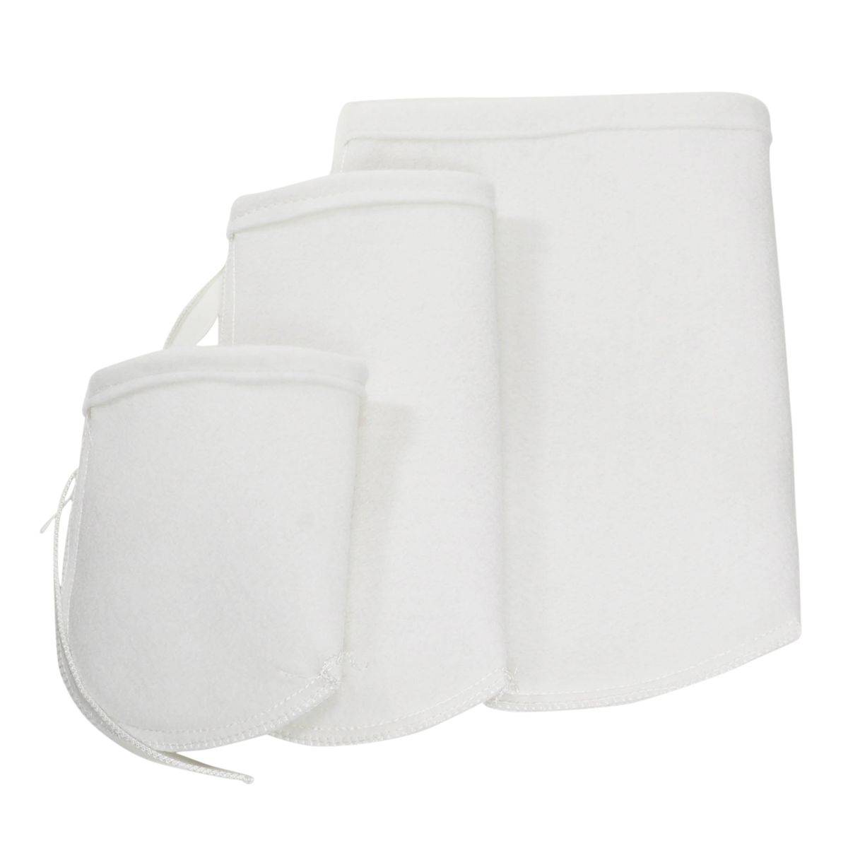 BRS Felt Filter Sock with Draw String 7” x 16”