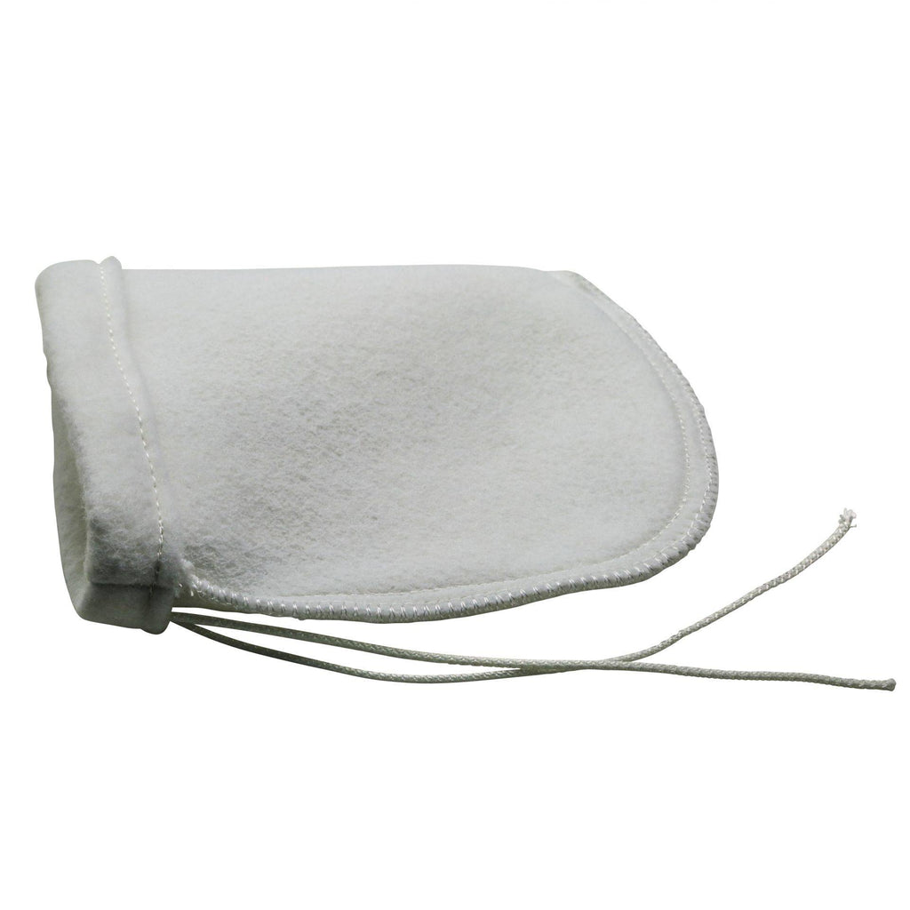 BRS Felt Filter Sock with Draw String 4” x 8”