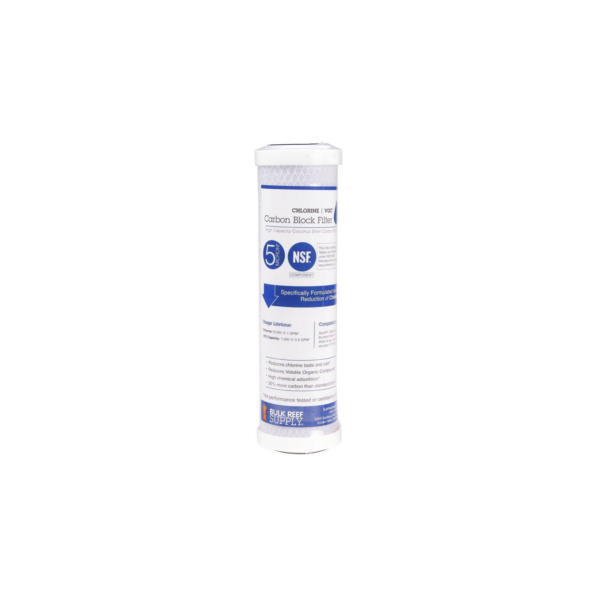 Case (25) of Chlorine & VOC Carbon Block Filters - 5 Micron