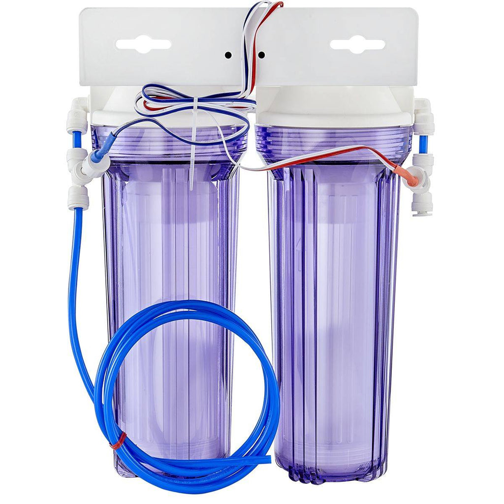 Dual DI Phosphate CO2 & Silica Eliminator with DM-1 Dual TDS Meter