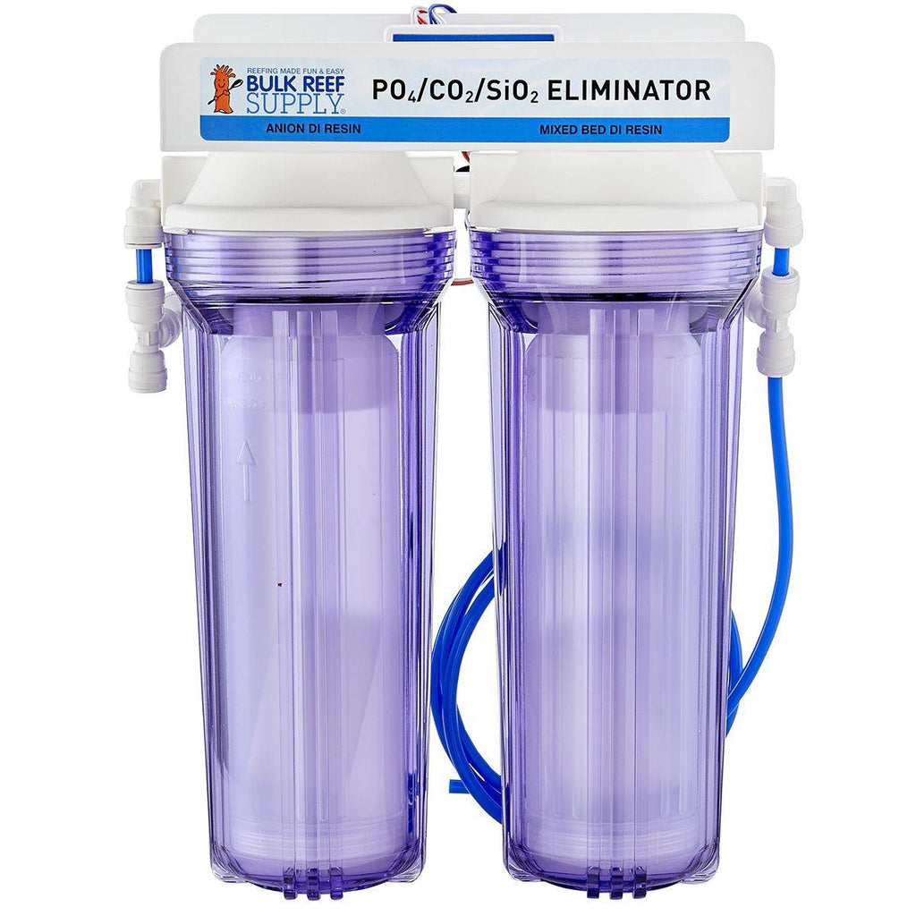 Dual DI Phosphate CO2 & Silica Eliminator with DM-1 Dual TDS Meter