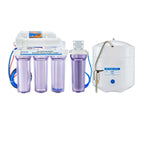 6 Stage 75GPD Drinking & Reef RO/DI System with Brushed Nickel Faucet