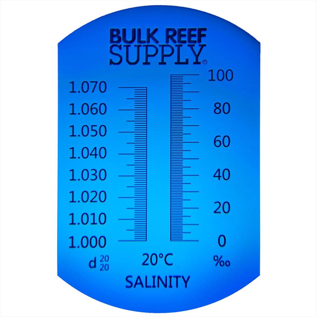 Refractometer for Reading Salinity with Calibration Fluid