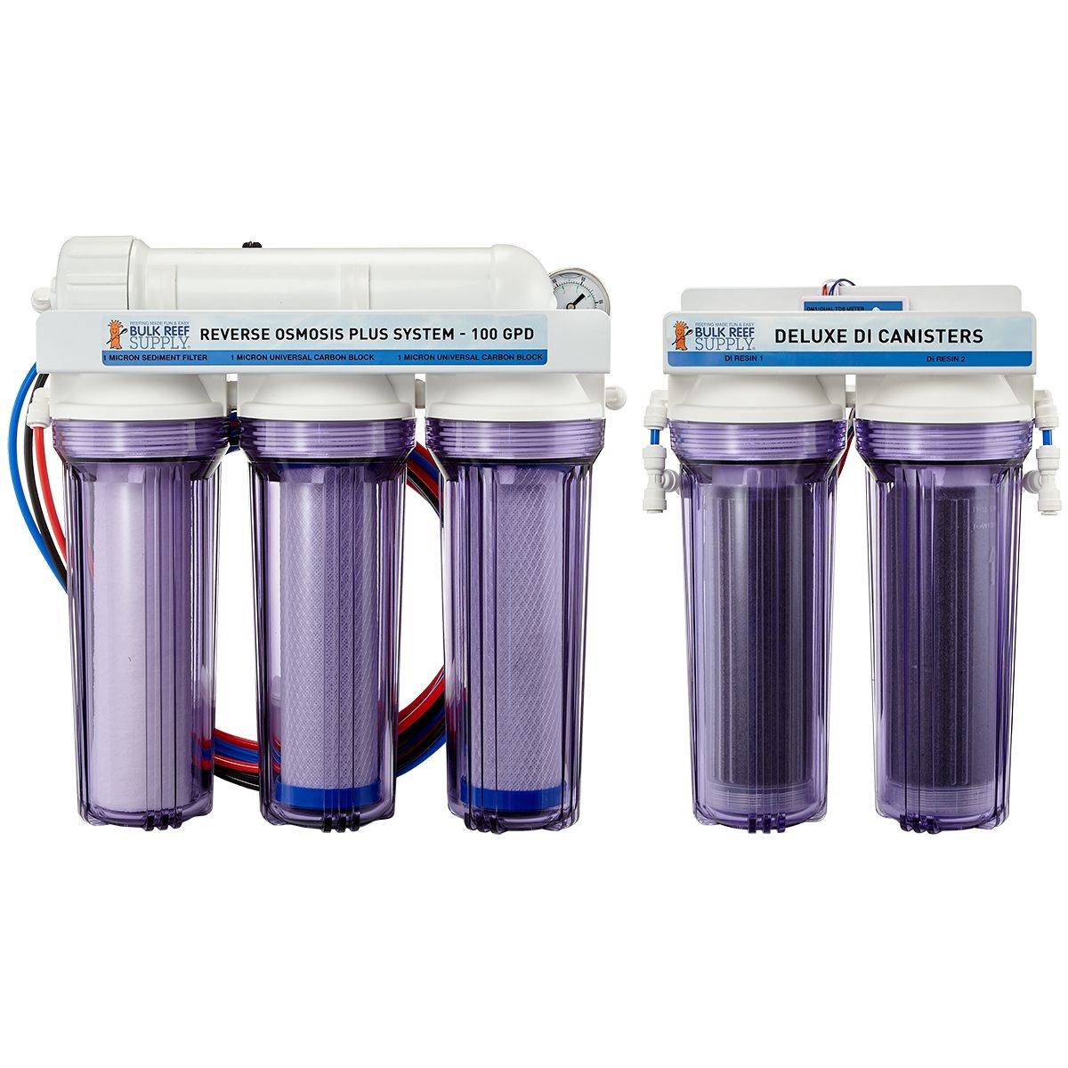 6 Stage Deluxe Plus 100 GPD RO/DI System