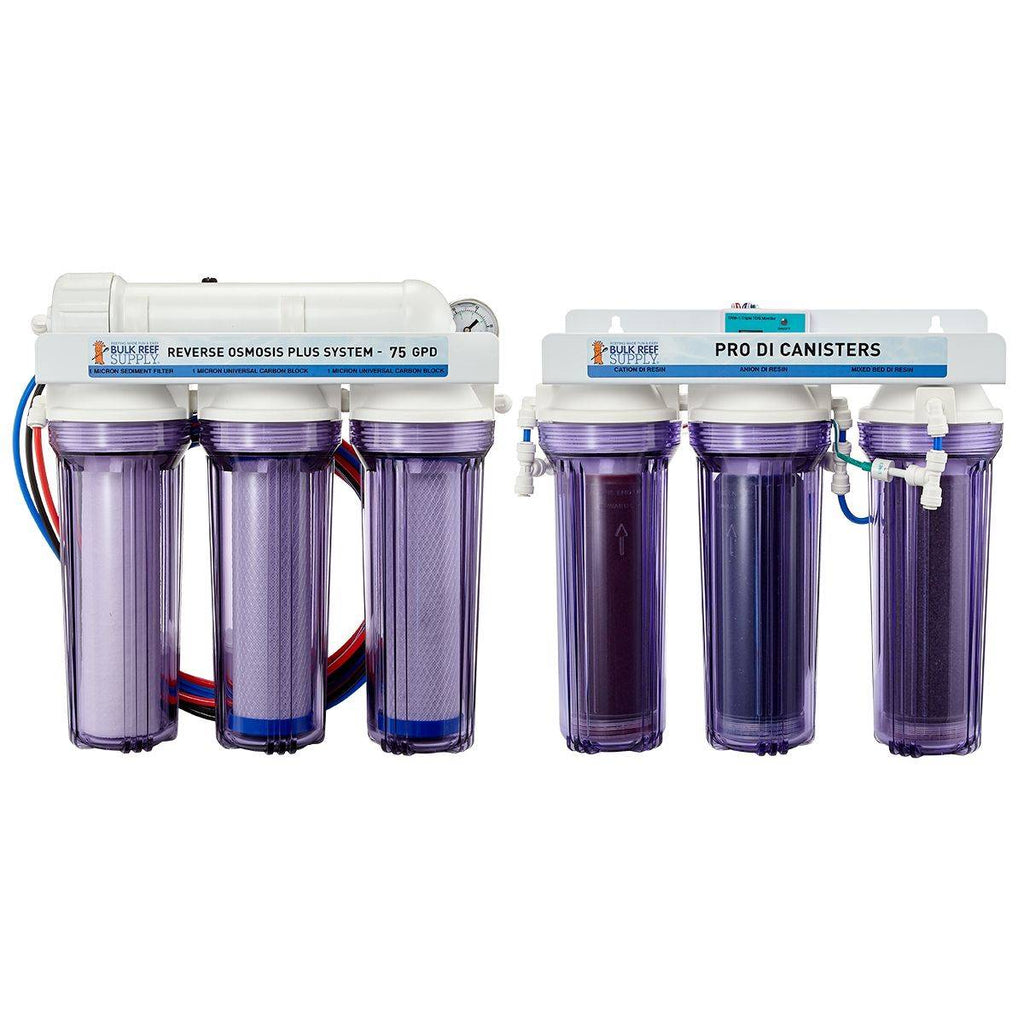 7 Stage PRO Plus 75 GPD RO/DI System