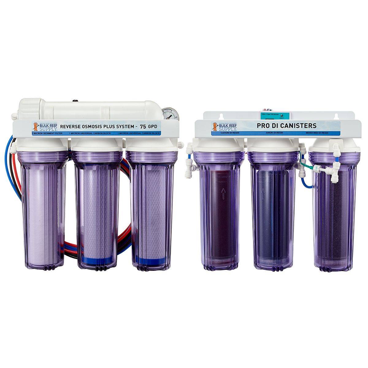 7 Stage PRO Plus 75 GPD RO/DI System