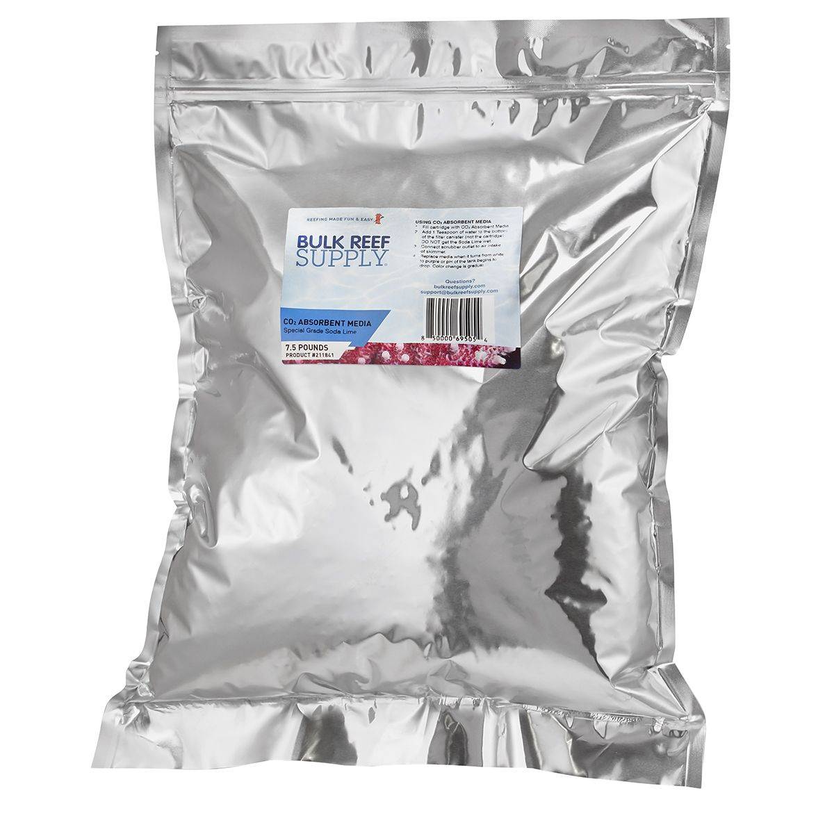 7.5 lbs Bulk Color Changing CO2 Absorbent Media
