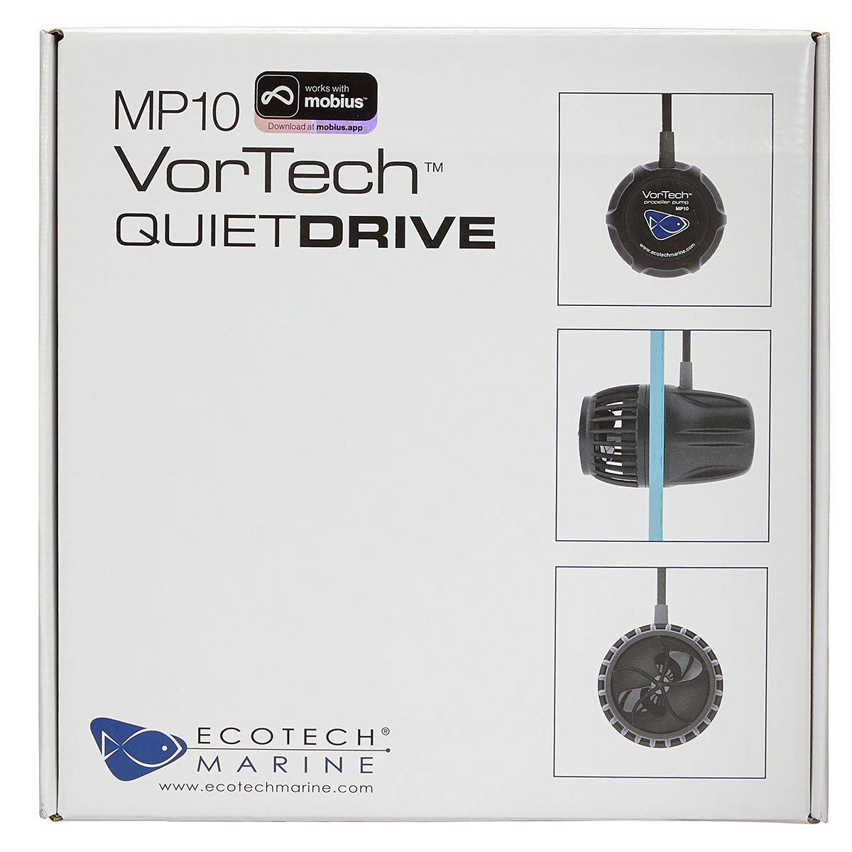 VorTech MP10mQD - Mobius Ready QuietDrive Propeller Pump - EU Cable