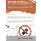 Trident Sample Line Filter