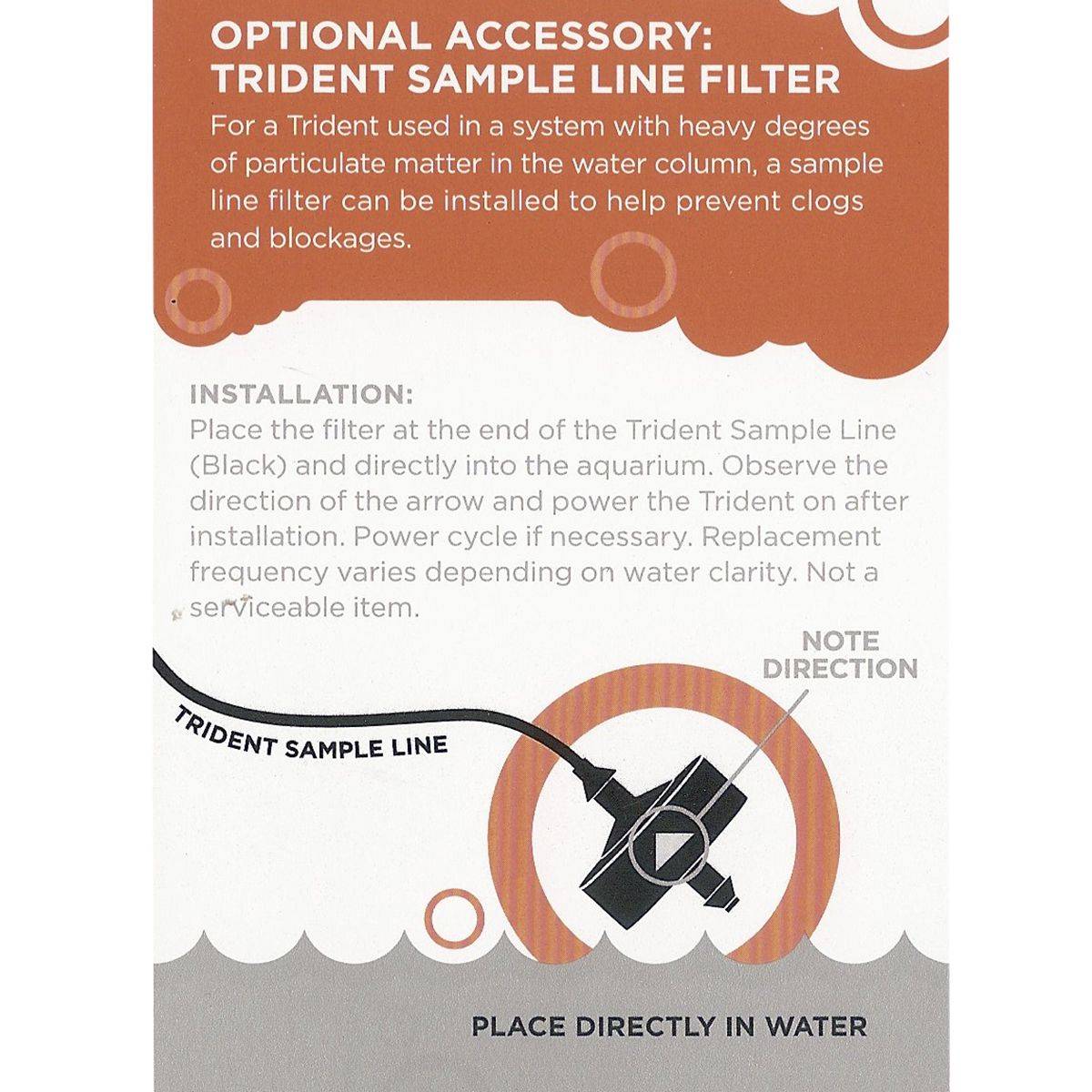Trident Sample Line Filter