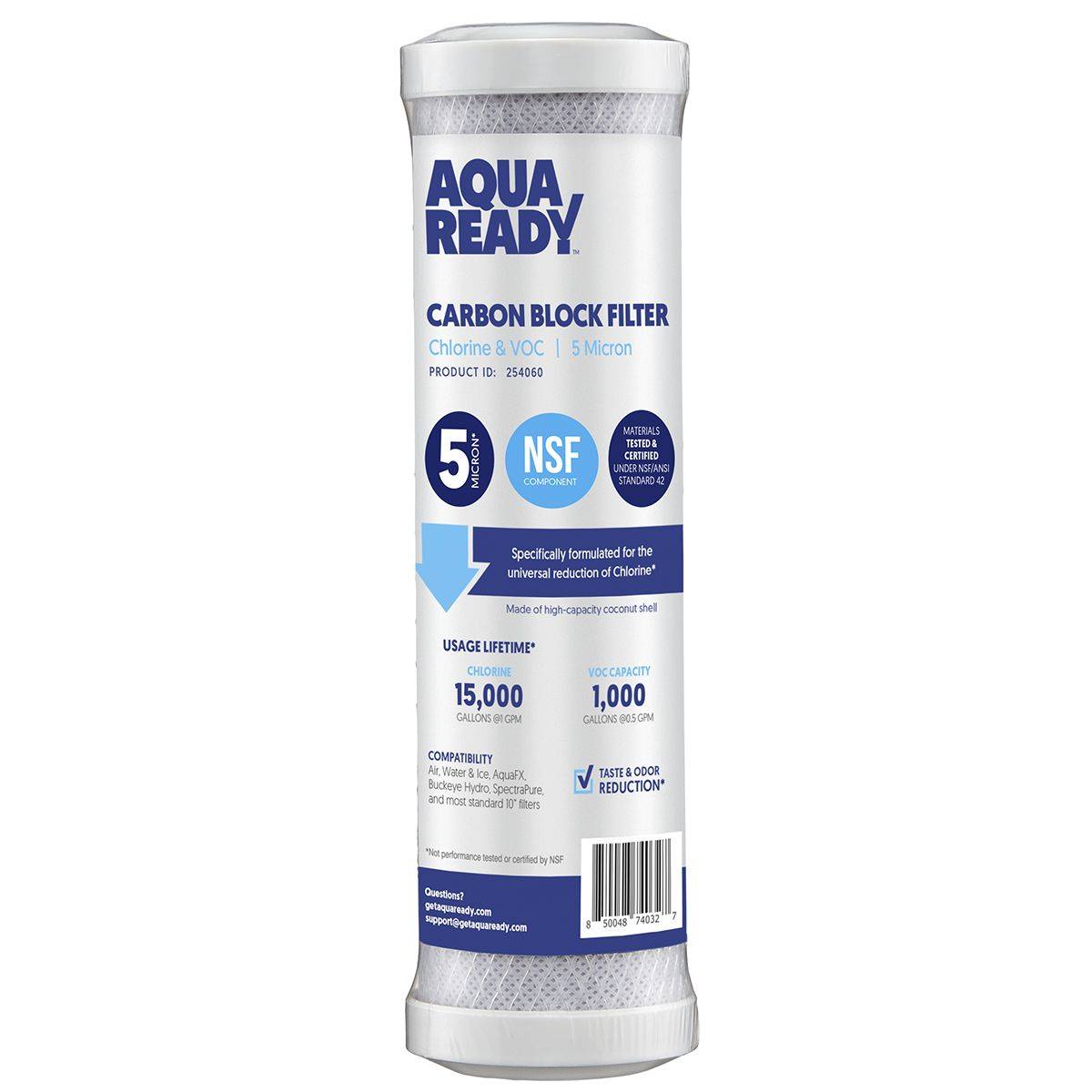 Carbon Block Filter for AquaReady RO System