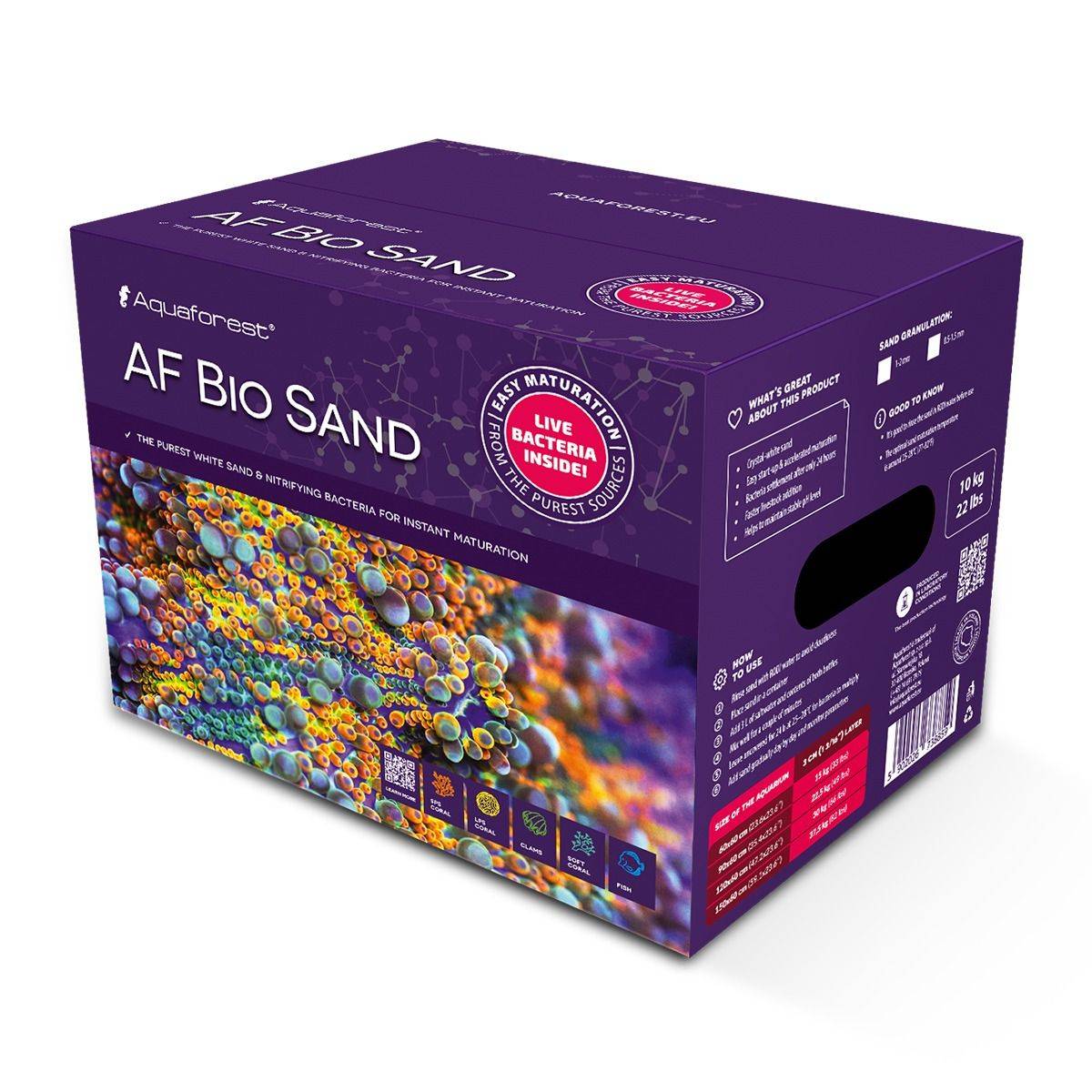 AF Bio Sand - 10 kg Box (0.5-1.5 mm)