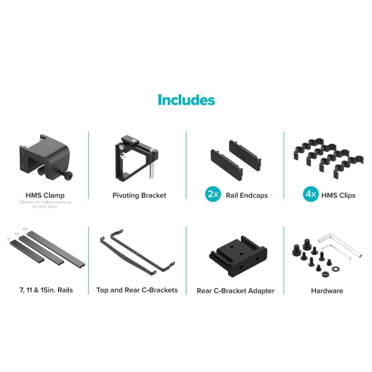 Hydra Edge 68HD Single Arm Mounting Kit
