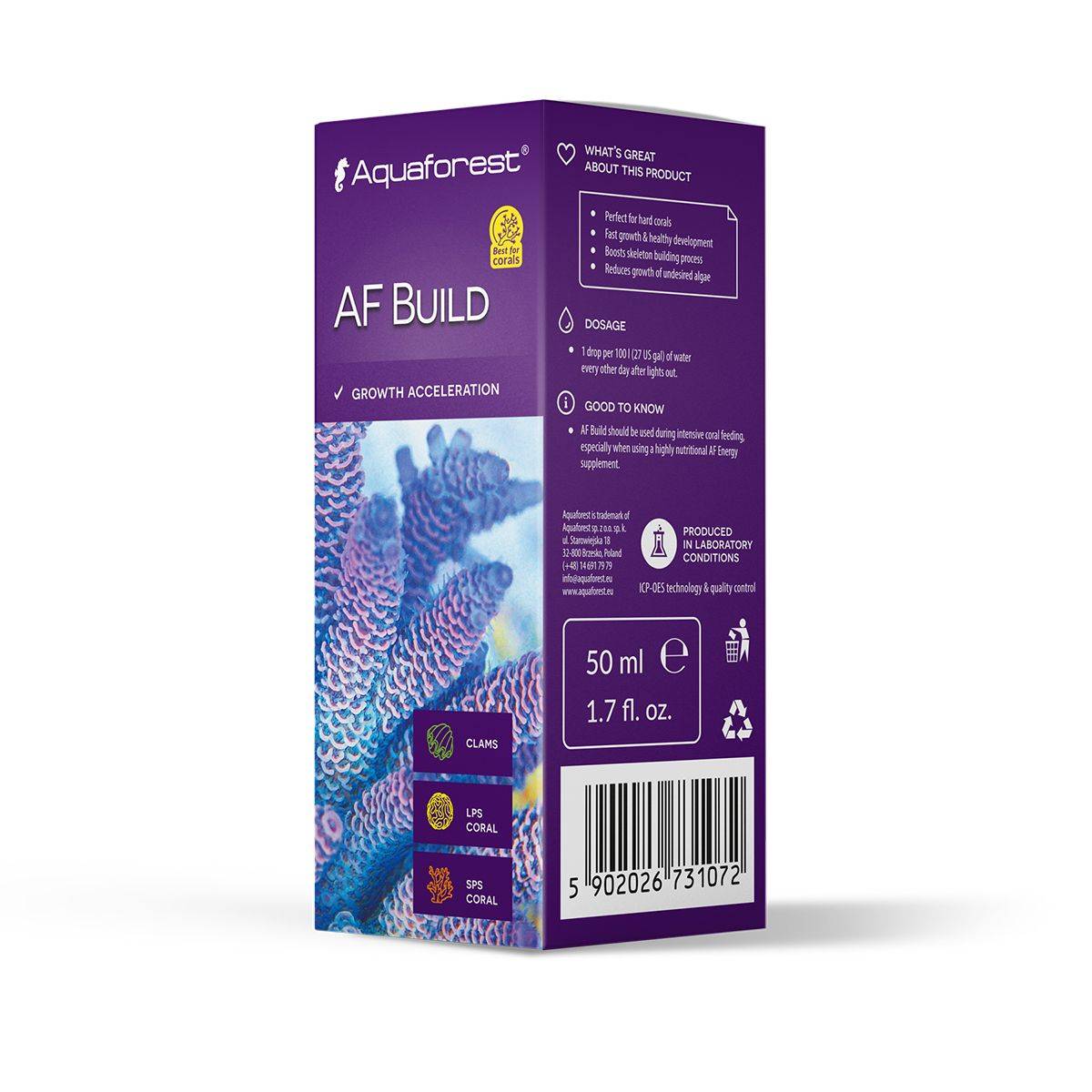 10 mL AF Build Coral Growth Enhancement
