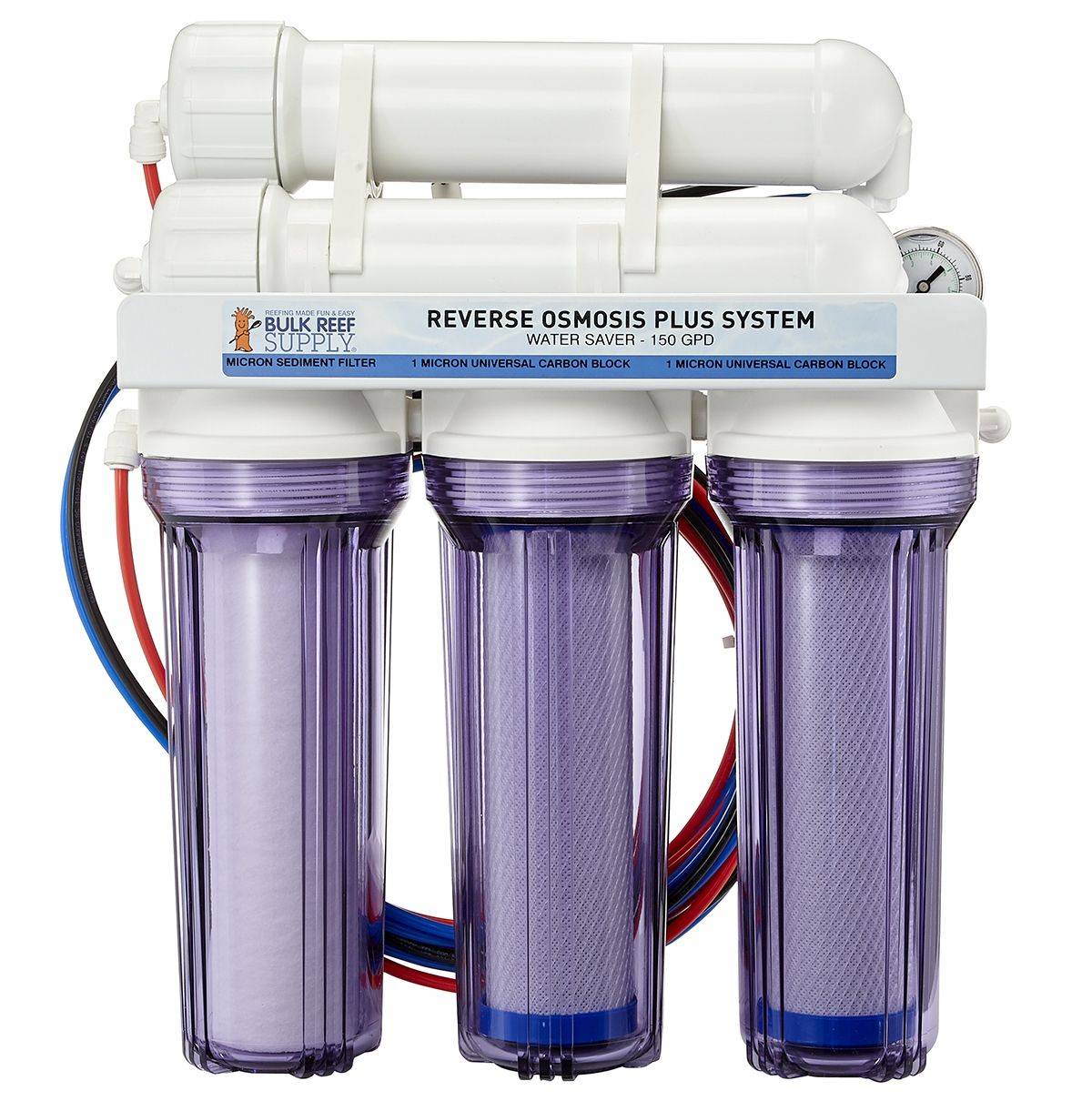 6 Stage Deluxe Plus 150 GPD Water Saver RO/DI System