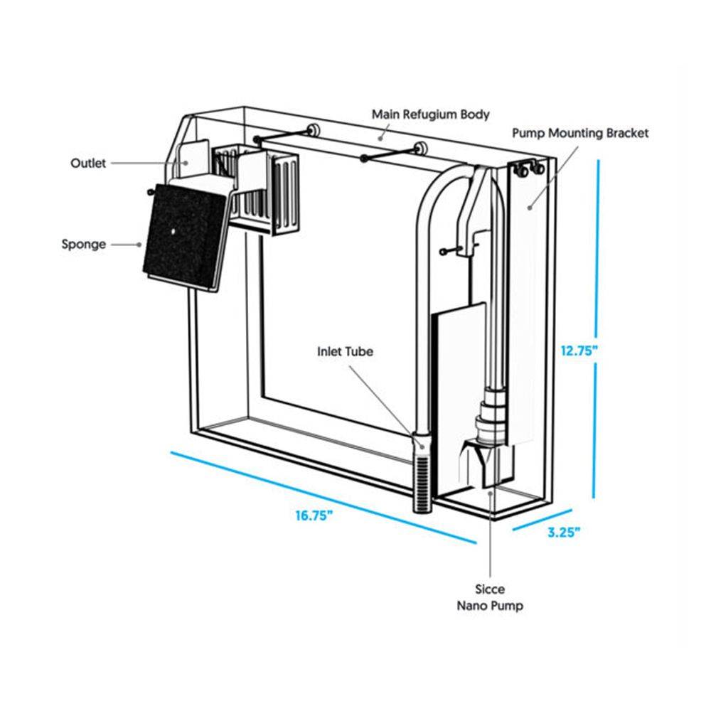 HOB-R Hang-On-Back Refugium